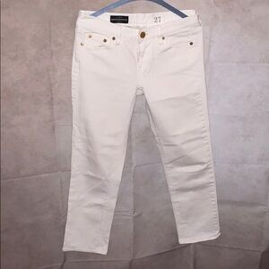J Crew Women’s White Jeans 27 inch waist